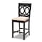 Baxton Studio Lenoir Sand Upholstered Espresso Finished 5-Piece Wood Pub Set 157-9593-9776 - alternate 5